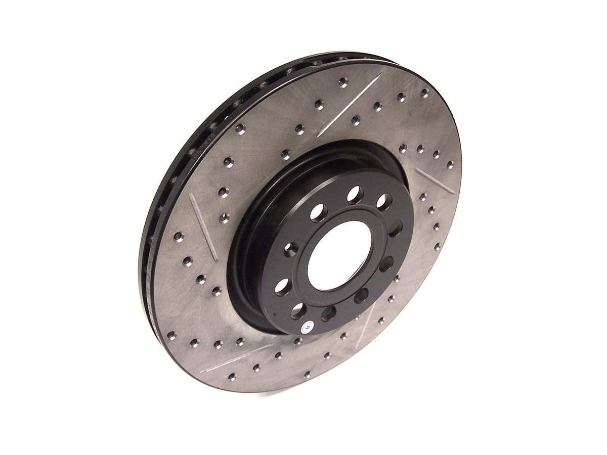 StopTech 127.33098 Hi-Carbon Drilled & Slotted Rotors