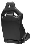 Corbeau Sportline RRX Reclining Seat Pair (Driver & Passenger) - Black Vinyl/Grey HD Vinyl 55090PR